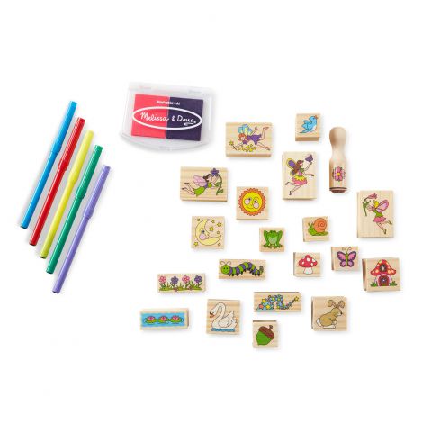 Set de stampile Gradina Zanelor - Melissa & Doug - poza 5