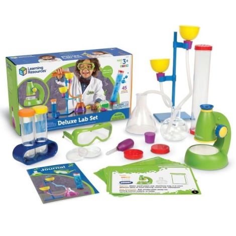Set de stiinta primar deluxe cu microscop - poza 1