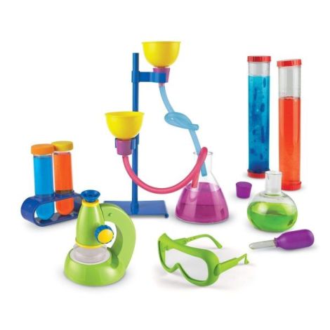 Set de stiinta primar deluxe cu microscop - poza 3