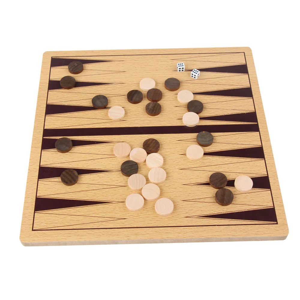 Set de table sau dame din lemn Felyx Toys - poza 1