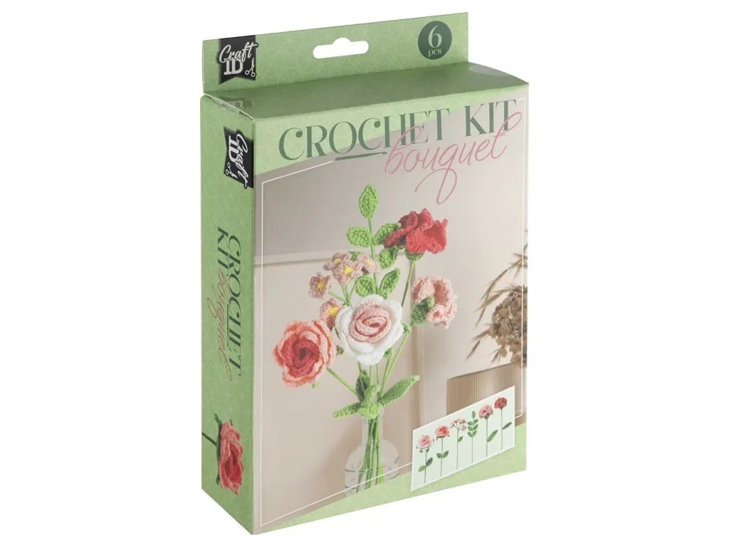 Set de tricotat flori Grafix - poza 1