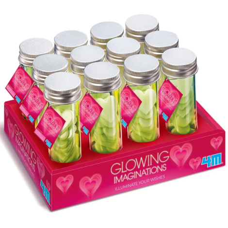 Set decorativ fosforescent , Inimi stralucitoare Glowing Imaginations - poza 3