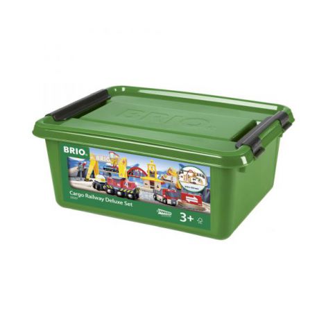 Set deluxe cale ferata cu trenuri de marfa 33097 Brio - poza 2