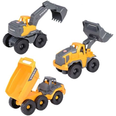 Set Dickie Toys Construction Set cu 3 vehicule 16 cm - poza 2