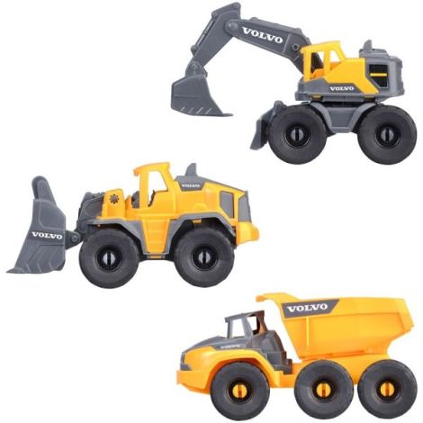 Set Dickie Toys Construction Set cu 3 vehicule 16 cm - poza 3