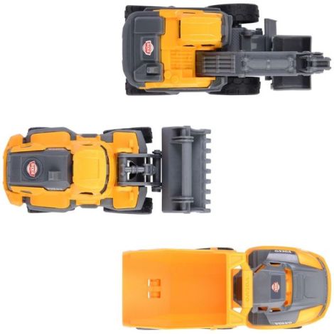 Set Dickie Toys Construction Set cu 3 vehicule 16 cm - poza 4