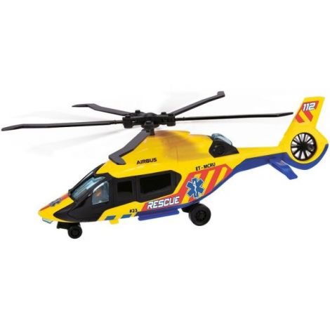 Set Dickie Toys Rescue Transporter 40 cm cu camion, masina, elicopter si accesorii - poza 5