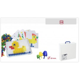 Set didactic mozaic 20 mm pentru 6 copii - poza 1