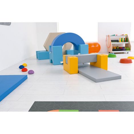 Set din spuma pentru gimnastica Cursa cu obstacole 2, gradinita si scoala - poza 4
