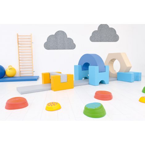 Set din spuma pentru gimnastica Cursa cu obstacole 2, gradinita si scoala - poza 5