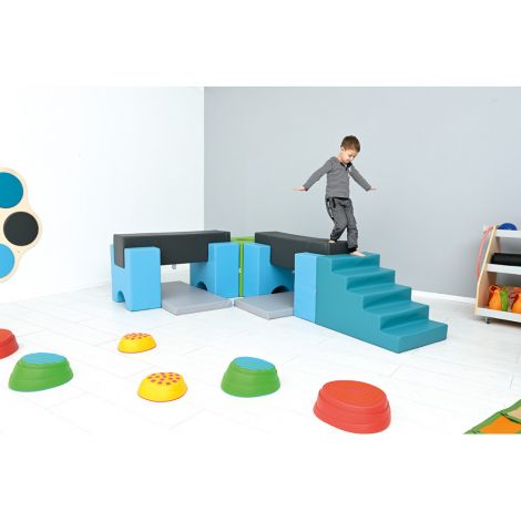 Set din spuma pentru gimnastica Rino 2, gradinita si scoala - poza 3