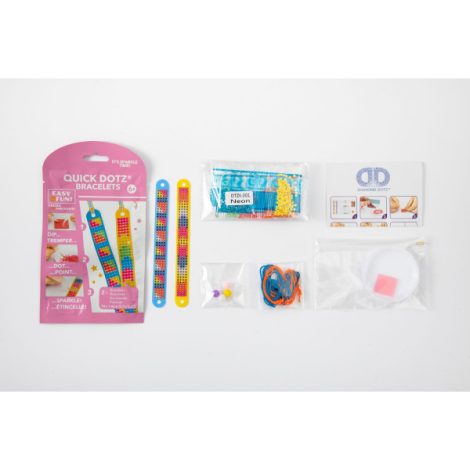 Set DIY creativ - bratari Neon, pictura cu diamante - poza 3