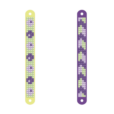 Set DIY creativ - bratari Spring, pictura cu diamante - poza 2