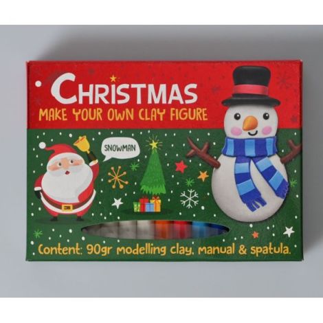 Set DIY Creeaza propria figurina din plastilina, tematica Craciun - poza 1