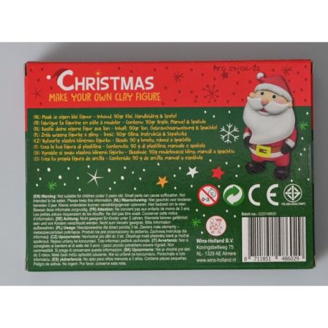 Set DIY Creeaza propria figurina din plastilina, tematica Craciun - poza 2