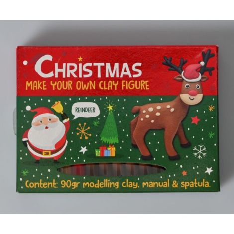 Set DIY Creeaza propria figurina din plastilina, tematica Craciun - poza 1