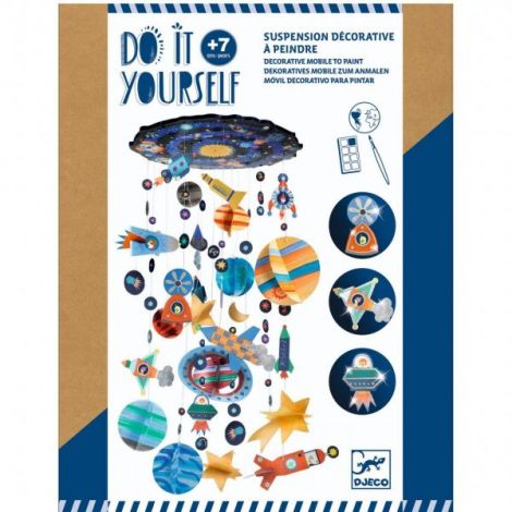 Set DIY Decoratie mobila Sistemul solar, Djeco - poza 1