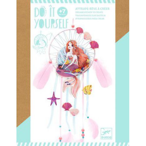 Set DIY Djeco, Dreamcatcher sirena - poza 1