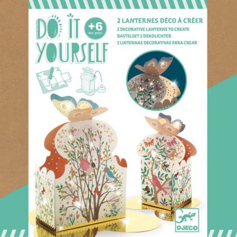 Set DIY Djeco, Felinare-Lumina de veghe - poza 1