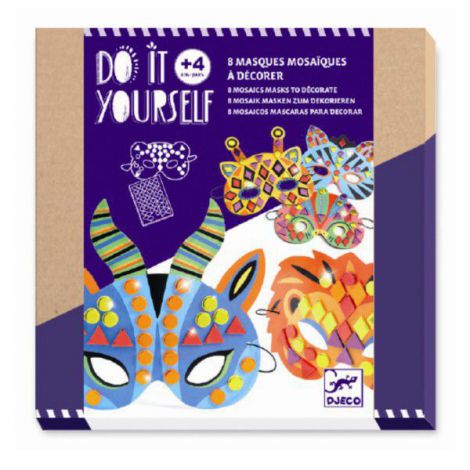 Set DIY Djeco, măști animale - poza 1