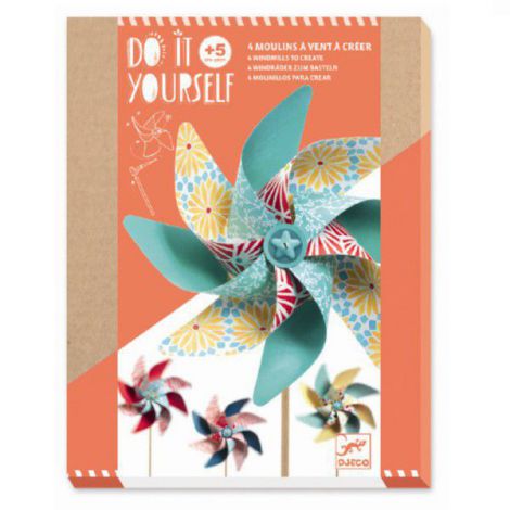 Set DIY Djeco, morișcă de vânt - poza 1