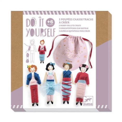 Set DIY Djeco, Papusi pentru vise senine - poza 5