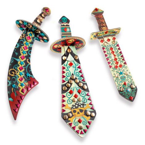 Set DIY Djeco, Sabiile piratilor - poza 2