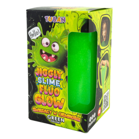 Set DIY experimente JIGGLY SLIME FLUO GLOW , VERDE 430 g - poza 1