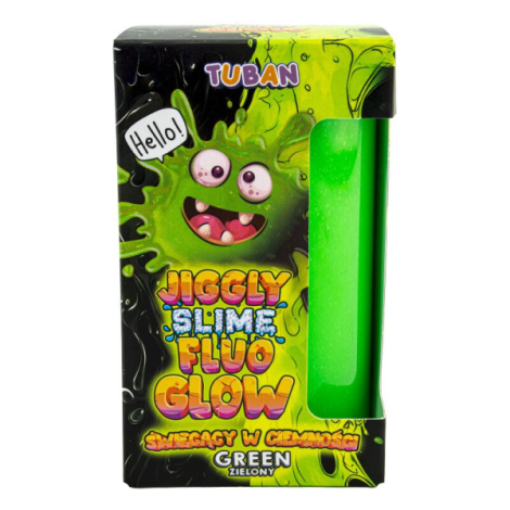 Set DIY experimente JIGGLY SLIME FLUO GLOW , VERDE 430 g - poza 2