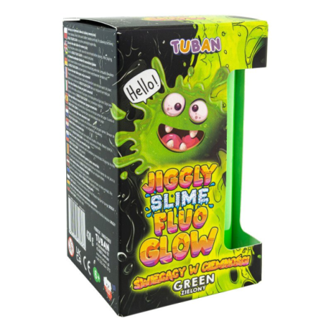 Set DIY experimente JIGGLY SLIME FLUO GLOW , VERDE 430 g - poza 3