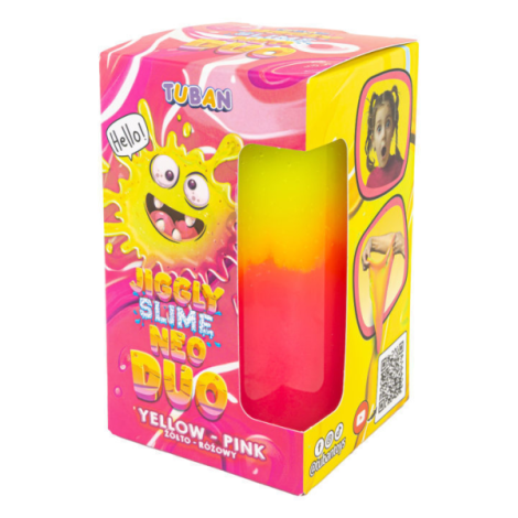 Set DIY experimente JIGGLY SLIME NEO DUO, GALBEN-ROZ - poza 1