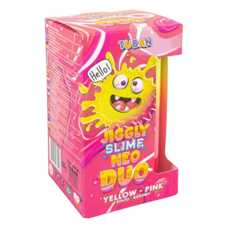 Set DIY experimente JIGGLY SLIME NEO DUO, GALBEN-ROZ - poza 2