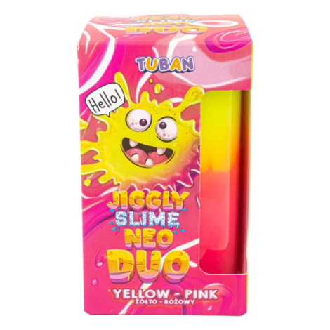 Set DIY experimente JIGGLY SLIME NEO DUO, GALBEN-ROZ - poza 3