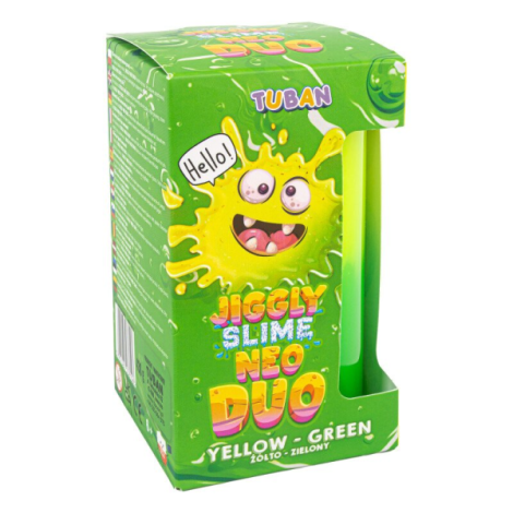 Set DIY experimente JIGGLY SLIME NEO DUO, GALBEN-VERDE - poza 3