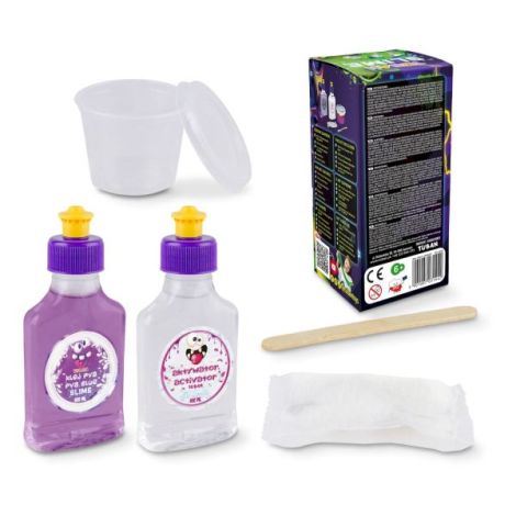 Set DIY experimente SLIME , GLOW IN THE DARK - poza 3
