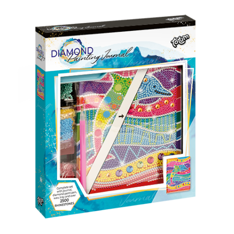 Set DIY Jurnalul meu cu delfin si diamante - poza 1