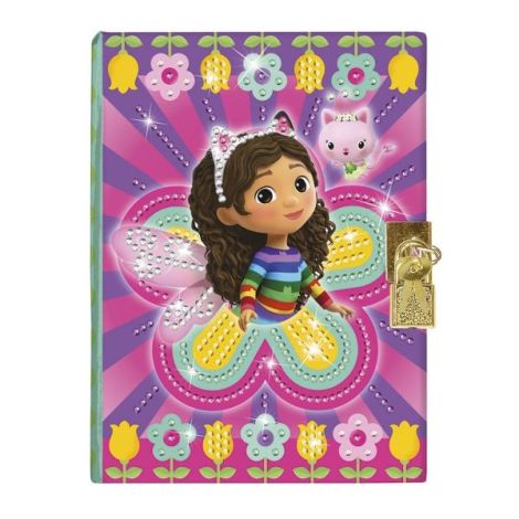 Set DIY Jurnalul meu cu diamante, Gabby s Dollhouse, Totum - poza 4