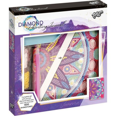 Set DIY Jurnalul meu cu floare mandala si diamante - poza 1