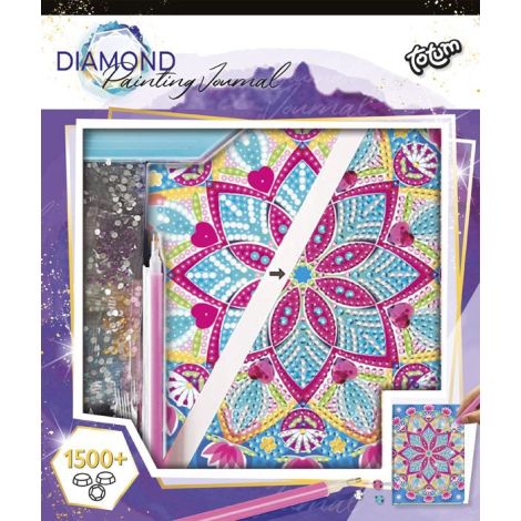 Set DIY Jurnalul meu cu lotus mandala si diamante, Totum - poza 1