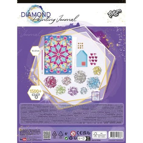 Set DIY Jurnalul meu cu lotus mandala si diamante, Totum - poza 3