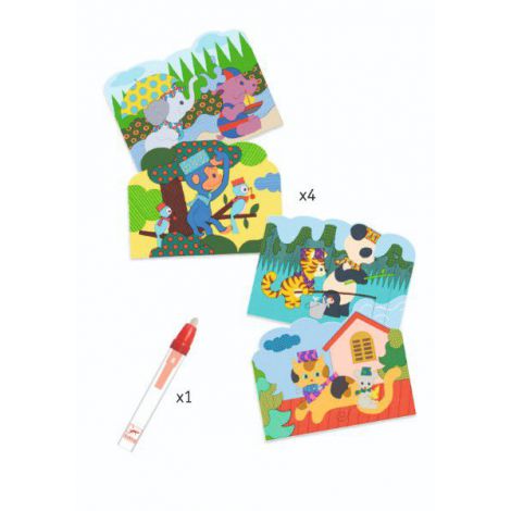 Set Djeco pictura cu apa, Joaca in natura - poza 2