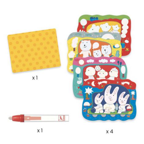 Set Djeco pictura cu apa, La drum - poza 2