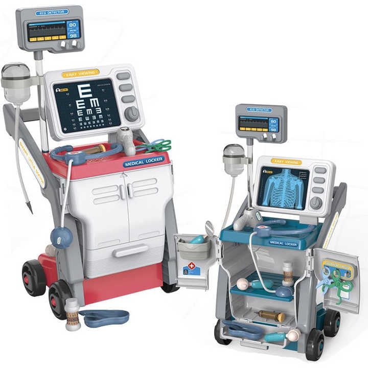 Set doctor cu accesorii - joc de rol copii 3+ Rosu