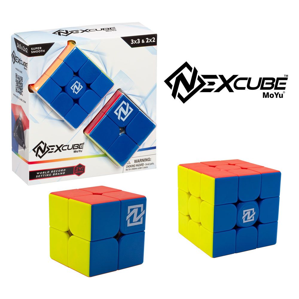 Set doua cuburi Rubik 3x3 si 2x2 Goliath Nexcube - poza 1