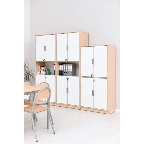 Set dulap Expo, corpuri cu incuietori si raft deschis, artar - poza 5
