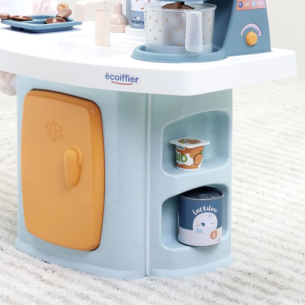 Set Ecoiffier Bucatarie pentru Cresa de Papusi cu accesorii 61.5 x 30 x 61 cm - poza 4