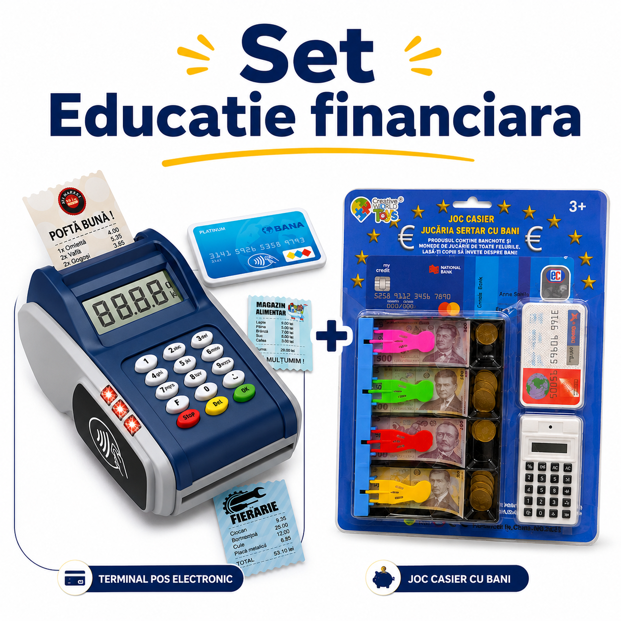 Set educatie financiara pentru copii