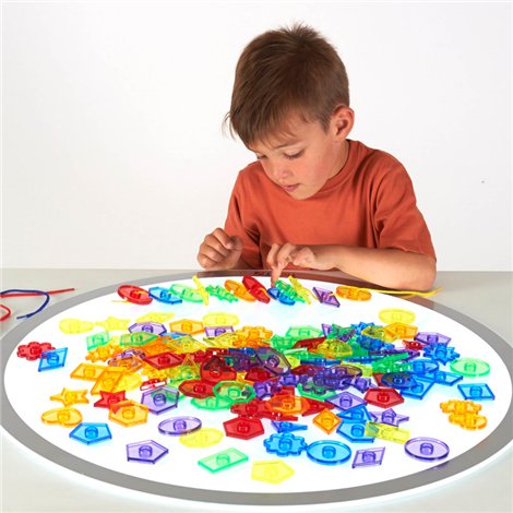 Set educativ cu 500 de piese pentru activitati matematice, gradinita si clasa pregatitoare - poza 1