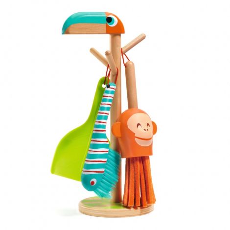 Set educativ pentru curatenie, 4 piese, Mister Clean, Djeco 06648 - poza 1