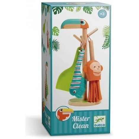 Set educativ pentru curatenie, 4 piese, Mister Clean, Djeco 06648 - poza 3